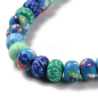 Handmade Polymer Clay Beads Strands CLAY-G110-01-1