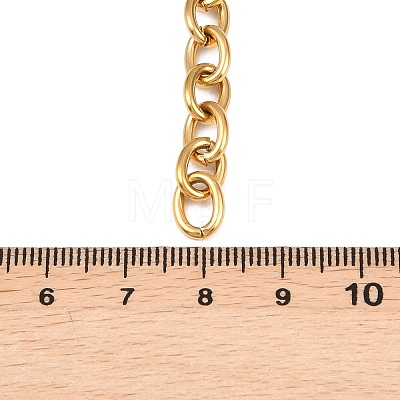 304 Stainless Steel Mixed Chain Y Tassel Necklaces for Women NJEW-Z111-04G-1