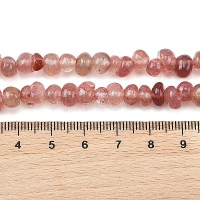 Natural Strawberry Quartz Beads Strands G-P622-B01-01-1