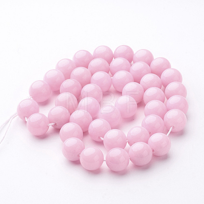 Natural Mashan Jade Round Beads Strands X-G-D263-10mm-XS23-1