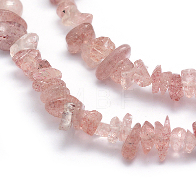 Natural Strawberry Quartz Beads X-G-P332-53-1