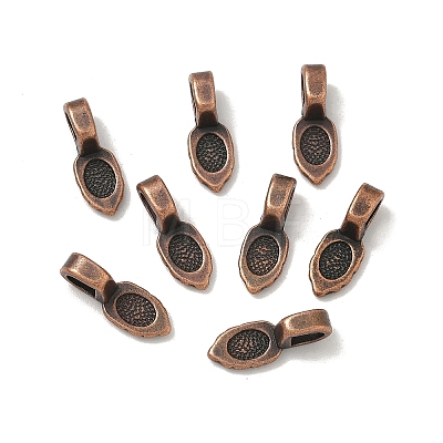 Tibetan Style Pendant Bails X-RAB3357Y-1