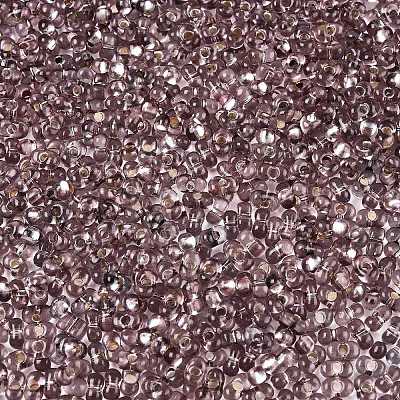 Baking Paint Transparent Glass Seed Beads SEED-N006-05M-1