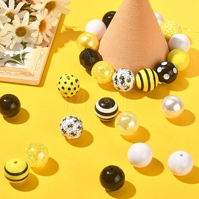 Opaque Acrylic Beads Set MACR-CJC0001-13A-02-1