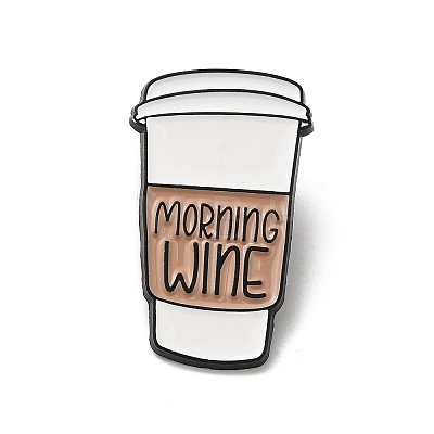 Creative Coffee Enamel Pins JEWB-P030-K03-1