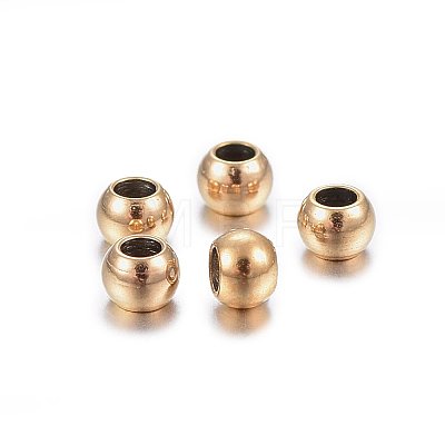 Ion Plating(IP) 304 Stainless Steel Beads X-STAS-H467-07G-1