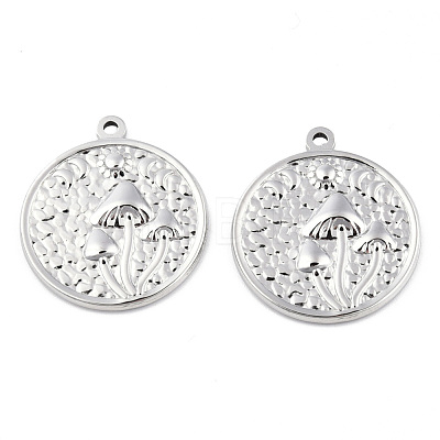 Non-Tarnish 201 Stainless Steel Pendants STAS-N098-143P-1