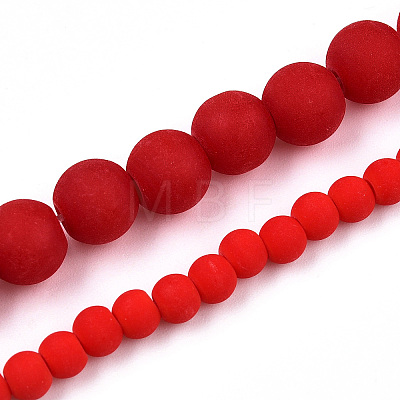 Opaque Glass Beads Strands GLAA-T032-P4mm-MD04-1