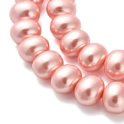 Shell Pearl Beads Strands BSHE-F013-01B-1