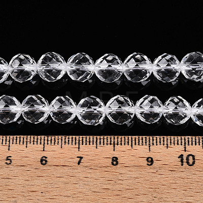 Natural Quartz Crystal Beads Strands G-S345-8mm-35-1