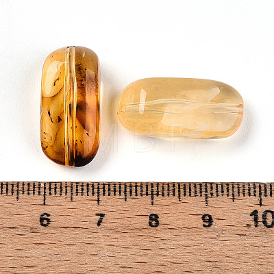 Transparent Acrylic Beads TACR-T028-36F-1
