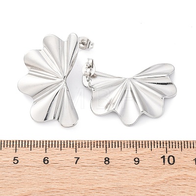 304 Stainless Steel Stud Earrings for Women EJEW-K306-10P-1