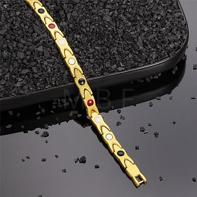 SHEGRACE Stainless Steel Watch Band Bracelets JB653B-1