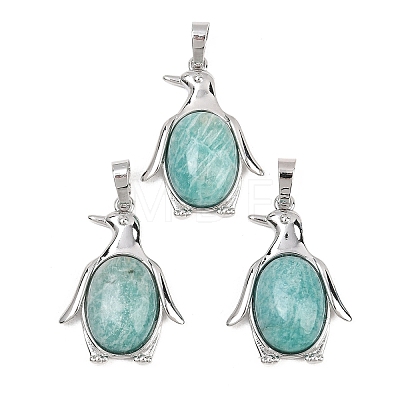 Natural Amazonite Pendants G-A315-03C-P-1