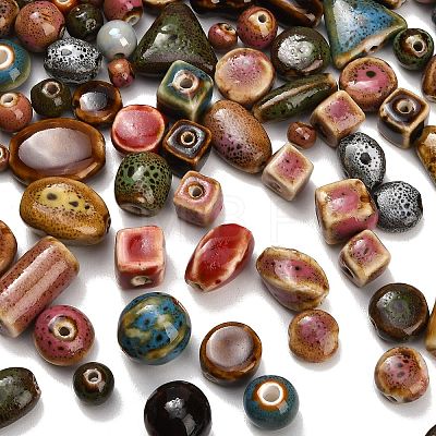 Vintage Handmade Porcelain Beads PR-CBA9CFF-11-1