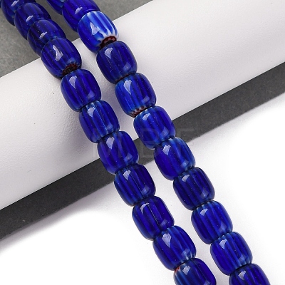 Handmade Lampwork Beads Strands LAMP-K041-01B-21-1