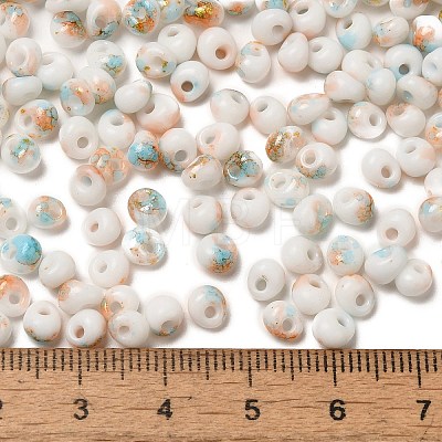 Baking Paint Glass Seed Beads SEED-F006-01A-12-1