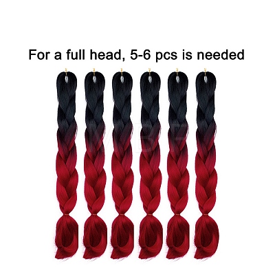 Synthetic Jumbo Ombre Braids Hair Extensions OHAR-G005-01A-1