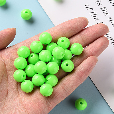 Opaque Acrylic Beads X-MACR-S370-C12mm-A30-1