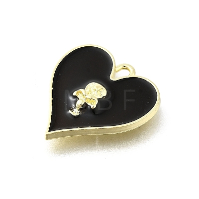 Alloy Black Enamel Gothic Style Pendants PALLOY-R157-06G-08B-1