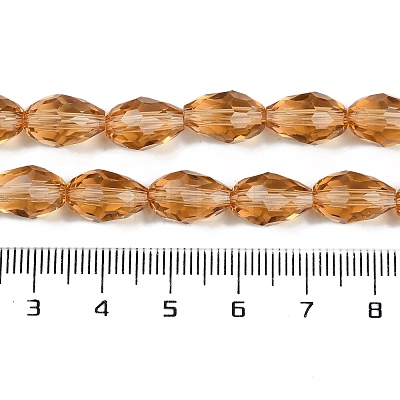 Transparent Glass Beads Strands EGLA-N013-T6mm-D21-1