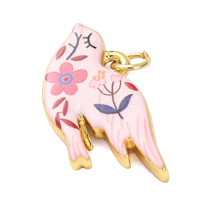 Printed Brass Pendants KK-CBA8989-02E-1