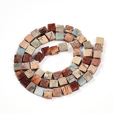 Natural Shoushan Stone Beads Strands G-N346-05A-04-1