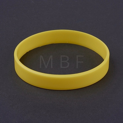Silicone Wristbands Bracelets BJEW-J176-A-19-1