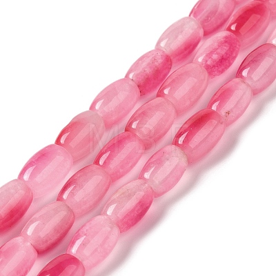 Natural Dyed White Jade Beads Strands G-M402-A01-05-1