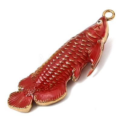 304 Stainless Steel Enamel Big Pendants SA-CBA7FC1-09G-1
