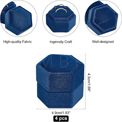  Velvet Ring Boxes VBOX-NB0001-03B-1