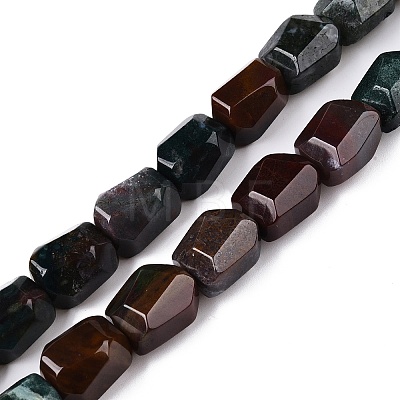Natural Indian Agate Beads Strands G-N342-148B-1