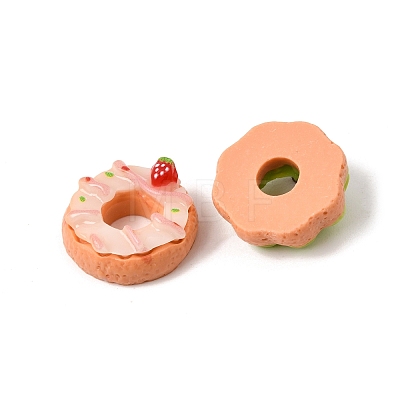 Printed Opaque Resin Imitation Food Cabochons RE-CBAB663-01-1