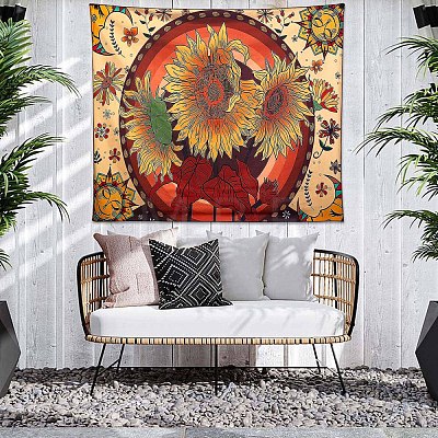 Vibrant Aesthetic Sunflower Wall Tapestry JX152B-1