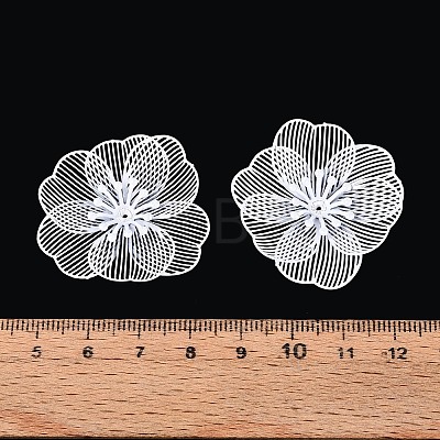 Spray Painted Iron Bead Caps IFIN-N013-05D-1