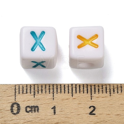 Opaque Acrylic Beads OACR-I022-01X-1