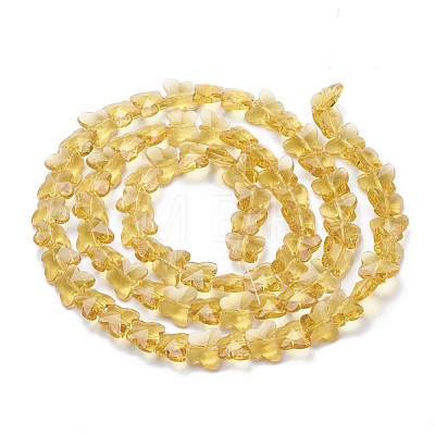 Transparent Glass Beads GLAA-Q066-14mm-B13-1