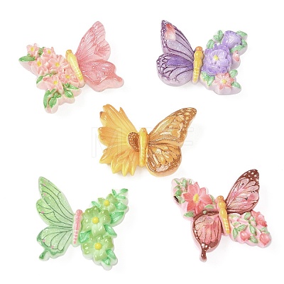 Opaque Resin Cabochons KY-G031-04-1