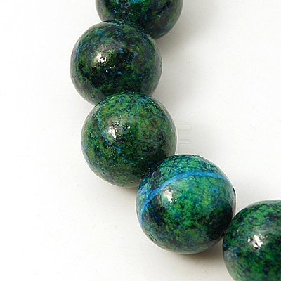 Synthetic Chrysocolla Beads Strands G-L529-B01-4mm-1