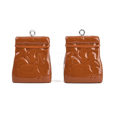 Opaque Resin Pendants RESI-D023-01-1