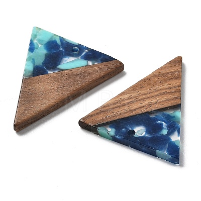 Resin and Walnut Pendants FIND-R051-01E-1