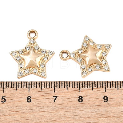 Alloy Rhinestone Pendants LS-RB-CBA332B-03G-1