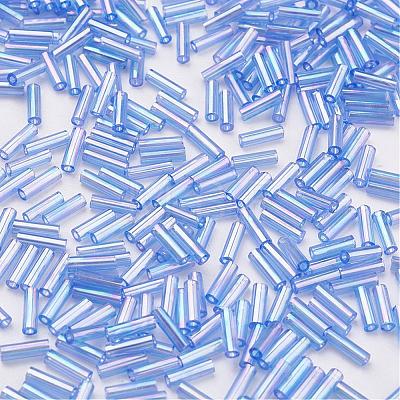 Glass Bugle Beads SEED-E001-9mm-166-1