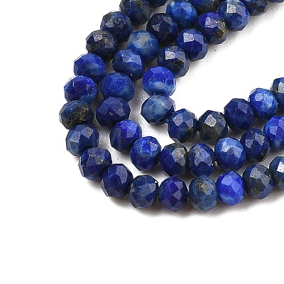 Dyed Natural Lapis Lazuli Beads Strands G-K376-B05-02-1