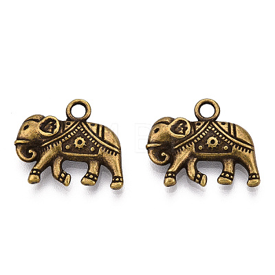 Tibetan Style Alloy Pendants TIBEP-S319-094AB-NR-1