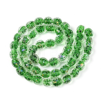 Handmade Foil Glass Beads FOIL-N029-10C-1