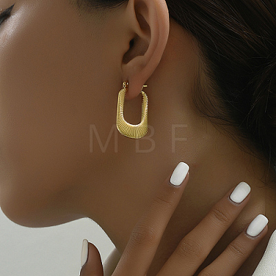 304 Stainless Steel Hoop Earrings for Women EA4595-1