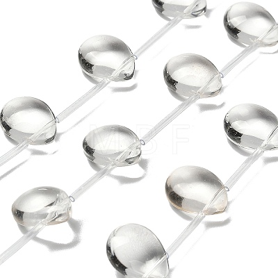 Transparent Glass Beads Strands G-P562-01-1