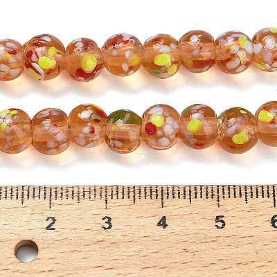 Handmade Lampwork Beads Strands LAMP-H071-01B-05-1