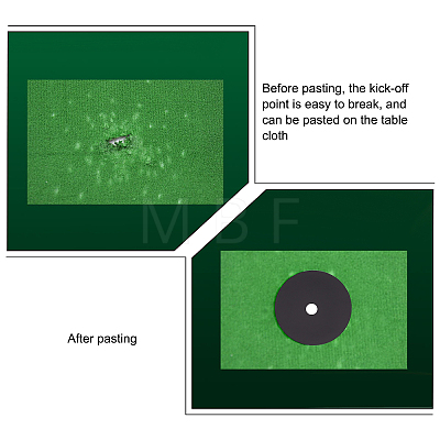 Plastic Billiard Spot Stickers DIY-WH0278-01-1